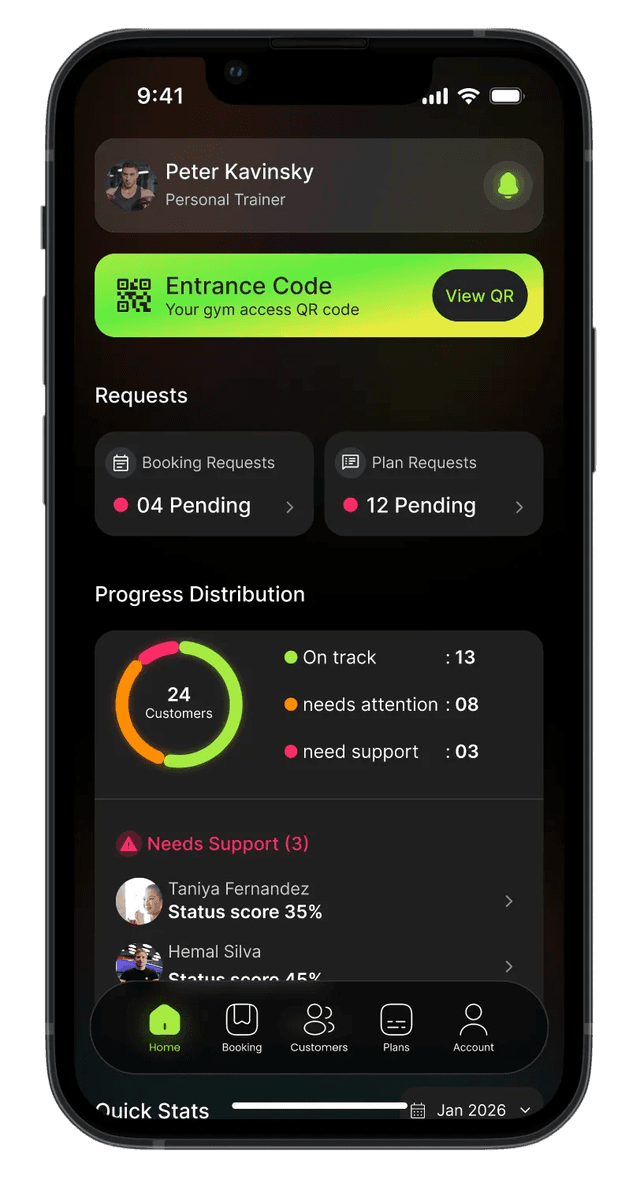 Coach App Screen 1