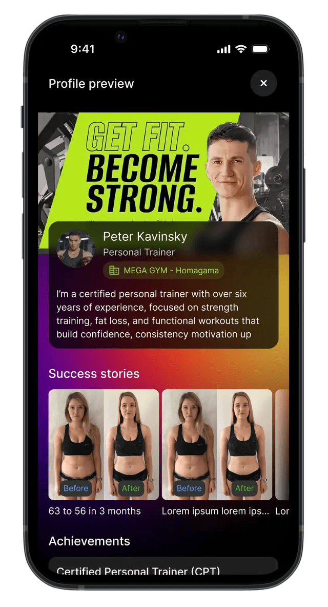 Coach App Screen 4